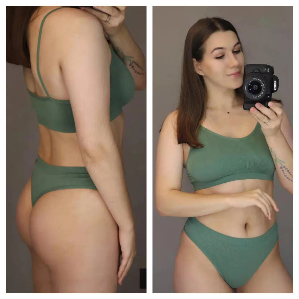 Seamless Ribbed Wireless Bralette Tank – Unlined Stretch Crop Top