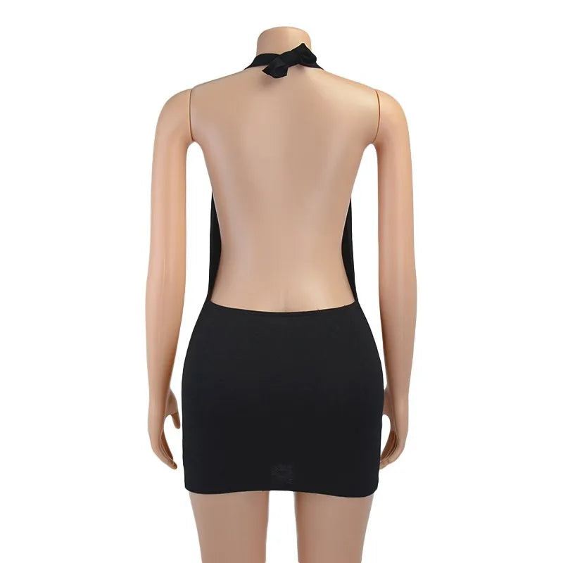 Y2K cross-border hot selling women's vacation swimwear from Europe and America, sexy bag buttocks, backless suspender dress