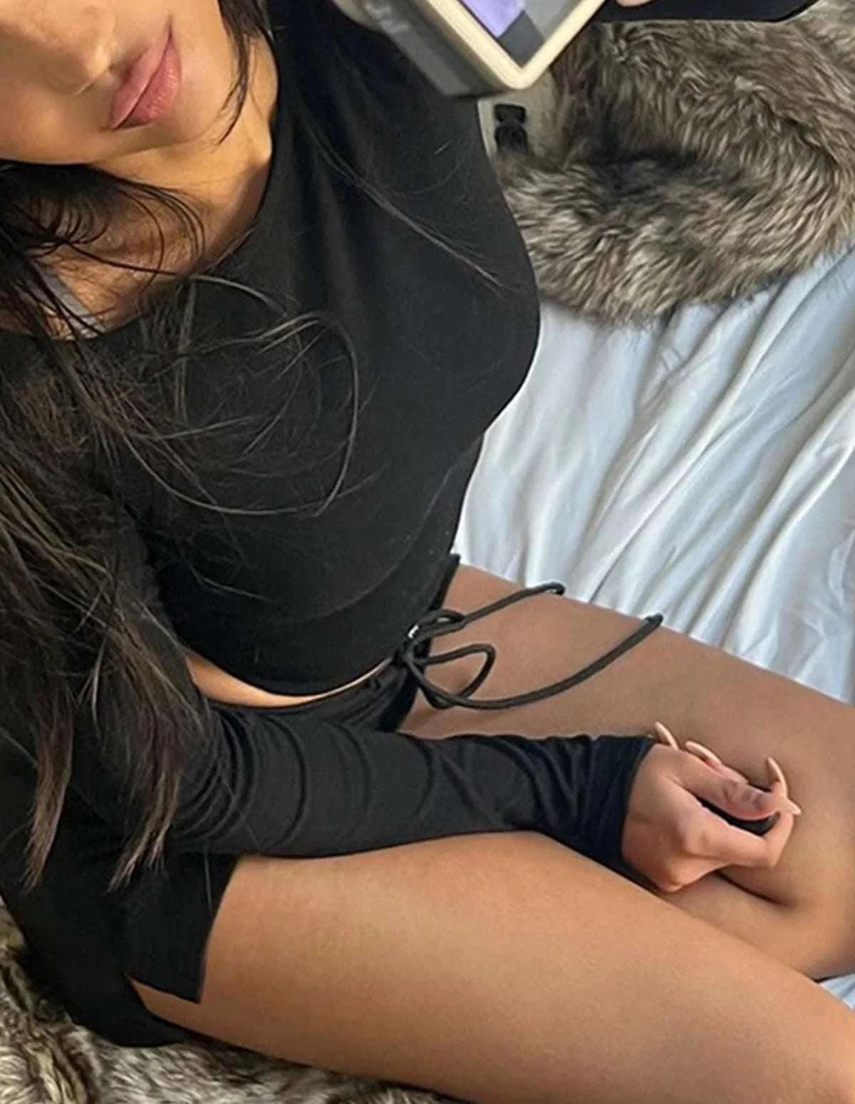 Womens Micro Mini Gym Skirts 2025 Summer Low Waisted Side Slit Yoga Skirt Sexy Drawstring Athletic Skirt