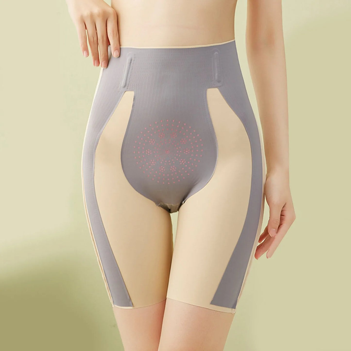 Women Body Shaping Panties Boyshort High Waist Abdominal Postpartum Underpants Tummy Control Plus Size Underwear Shapewear