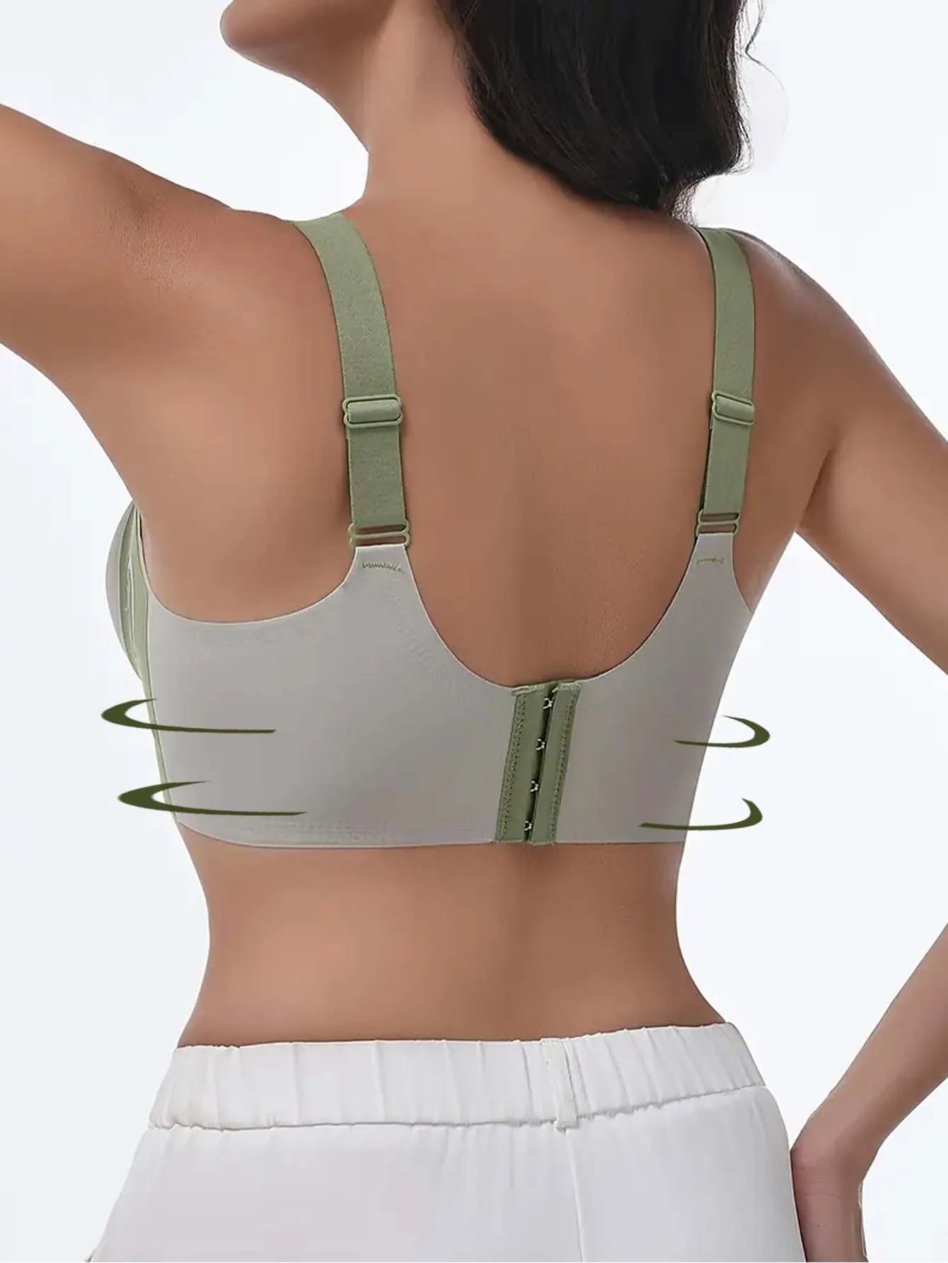 8-piece women's high-intensity sports bra - shock-absorbing and anti sagging design, breathable and elastic sports top