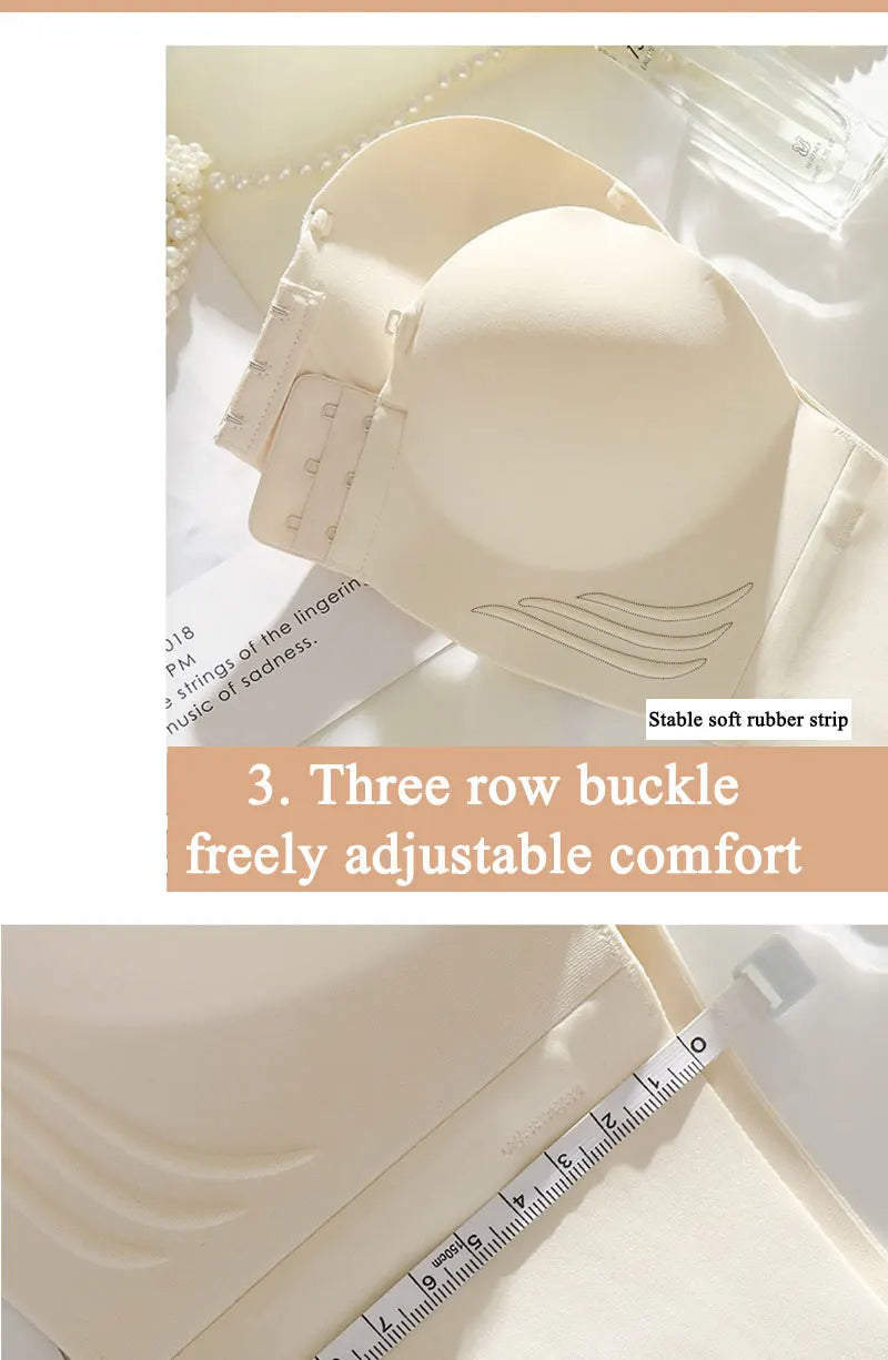 Front-Closure Wireless Cross-Back Posture Support Sports Bra – Breathable Comfort Underwear