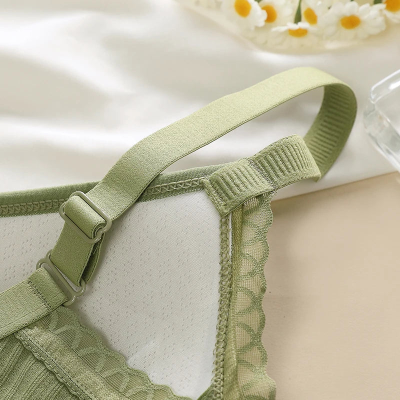 Women’s 2-Piece Ribbed Stretch Bralette & Crop Tank Top Set – Sexy Basic Lingerie