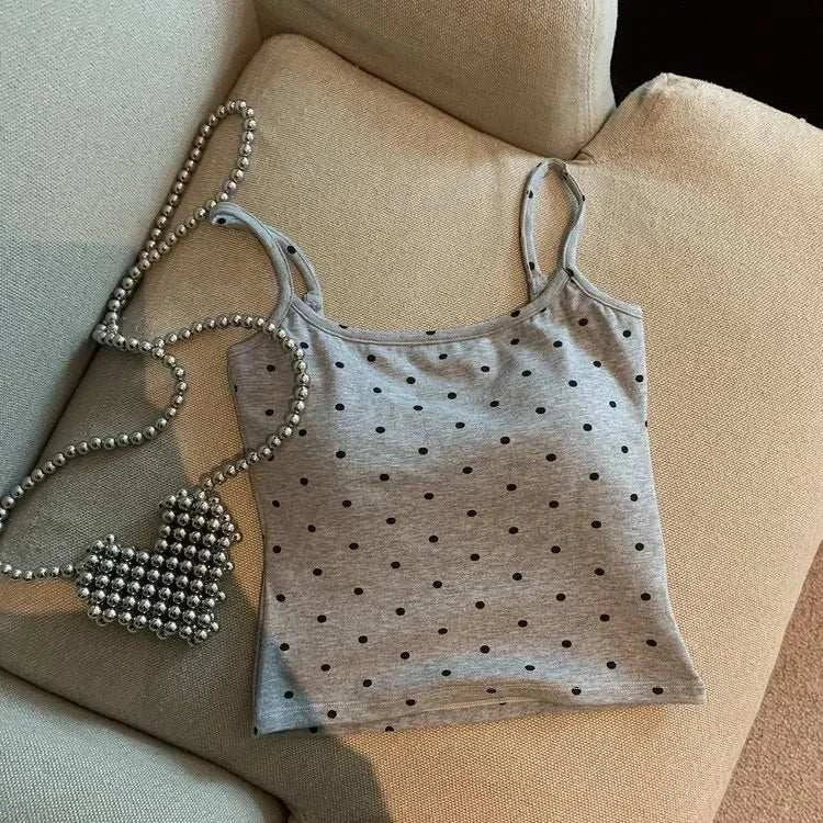 Pure Desire Sweet Spicy Girl Sexy Open-Back Waist-Fitted Slimming Tank Vest Women's With Chest Pad Yoga Wear Versatile Fitness T