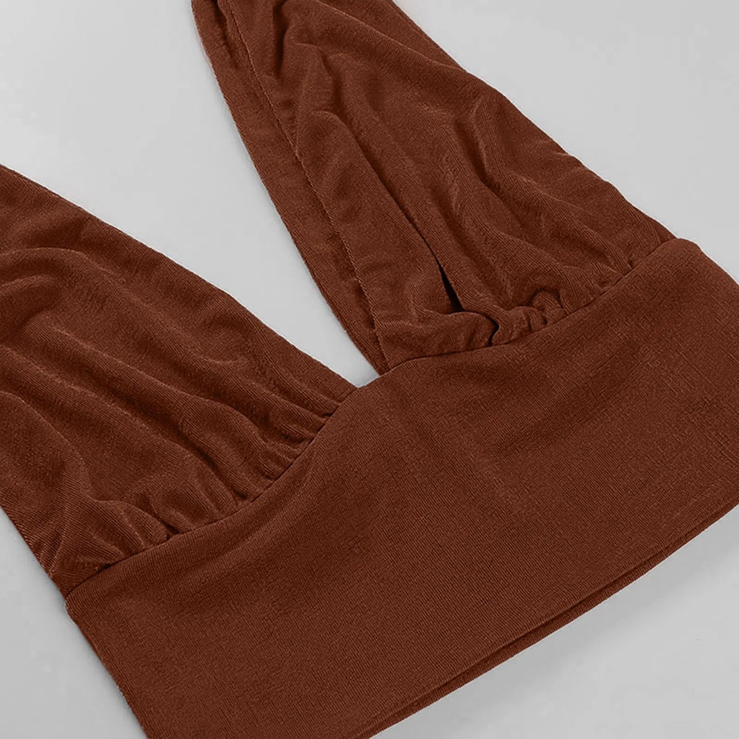 Sexy Deep V Crop Top Solid Color Sleeveless Shirt Tops Summer Casual Tank Tops Sexy Bra Vest Camisole Tee Women's Shirts Tops