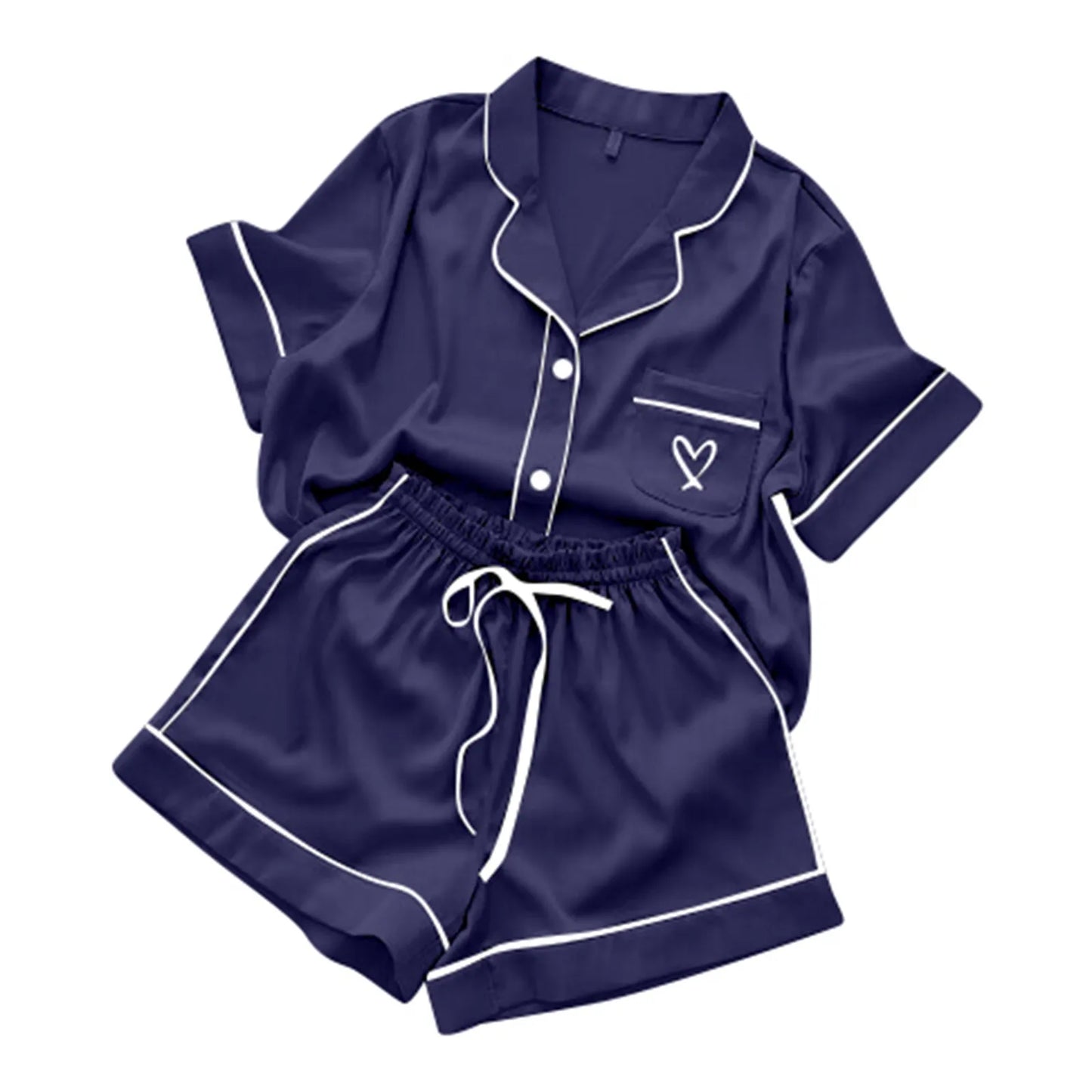 Women Pajamas Autumn Home Clothes Thin Tops And Shorts Suits That Can Be Worn Casual Two Piece Set Sleepwear For Sleeping