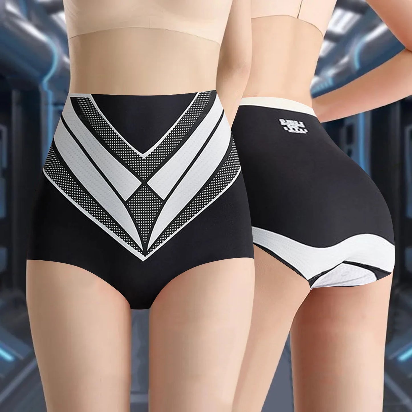 High Waist Panties Women Large Size Soft Cotton Butt Lifter Sexy Underwear Women High Elastic Bottoms Underpants For Women