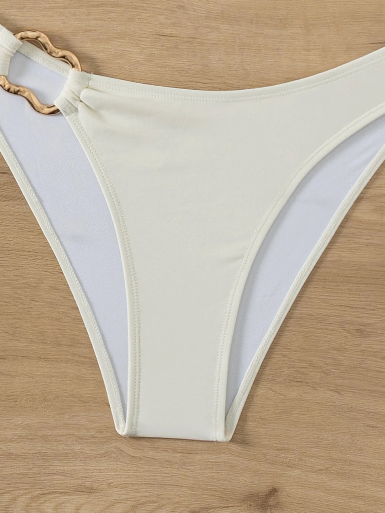 "2025 Sexy Bandeau Push-Up Bikini Set - Brazilian Thong Swimwear for Women"