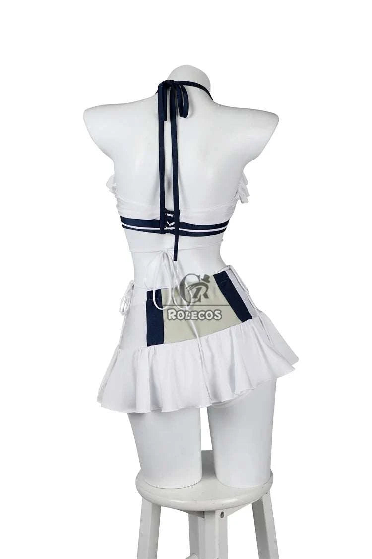 ROLECOS FF VII Tifa Swimsuit Game FF7 Remake Tifa Sexy Halter Women Beach Bathing Swimming Suit