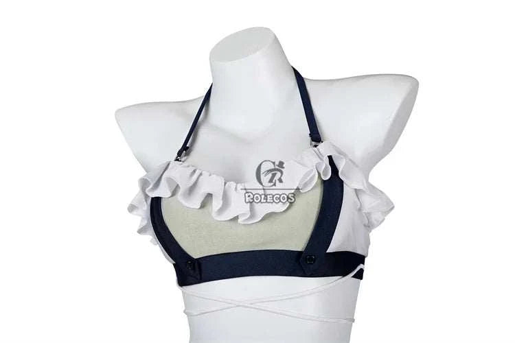 ROLECOS FF VII Tifa Swimsuit Game FF7 Remake Tifa Sexy Halter Women Beach Bathing Swimming Suit