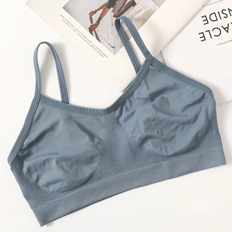 Women’s Seamless Backless Crop Tank Camisole – Unlined Comfort Lingerie Top