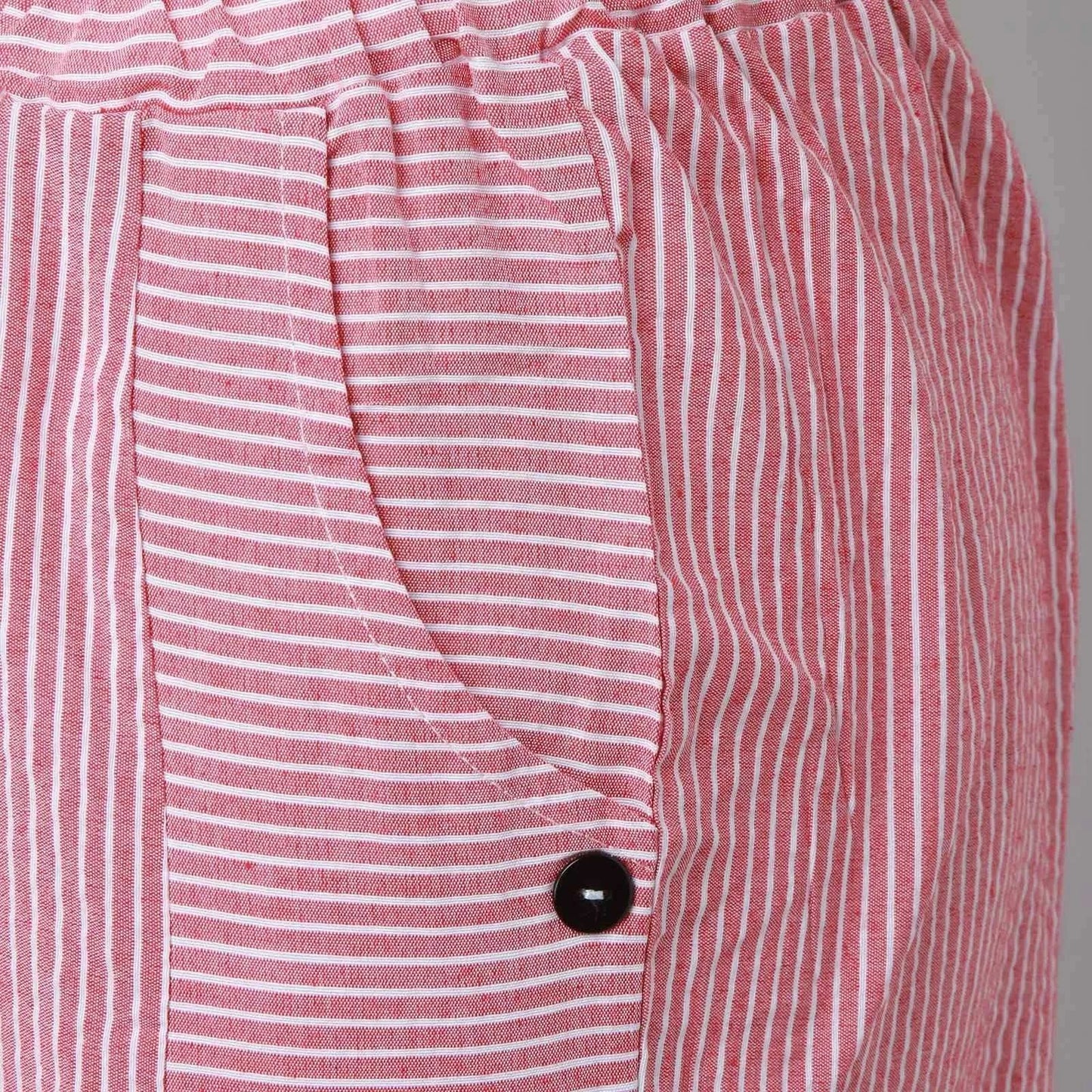 Long Linen Pants Women Women Summer Fashion Striped Print Button Casual Versatile Loose High Waist Yoga Dress Pants For Women