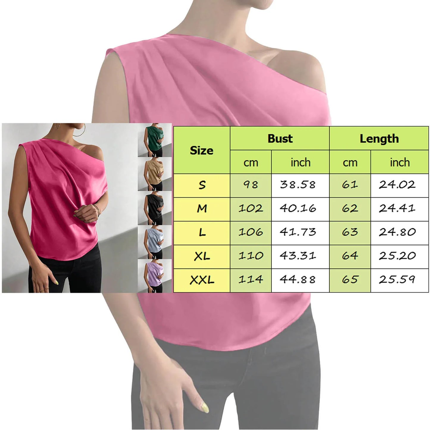 Summer Camisole Tanks For Women Women Silk Satin Casual Sleeveless U Neck Tank Top Summer Curved Hem Lightweight Ropa De Mujer