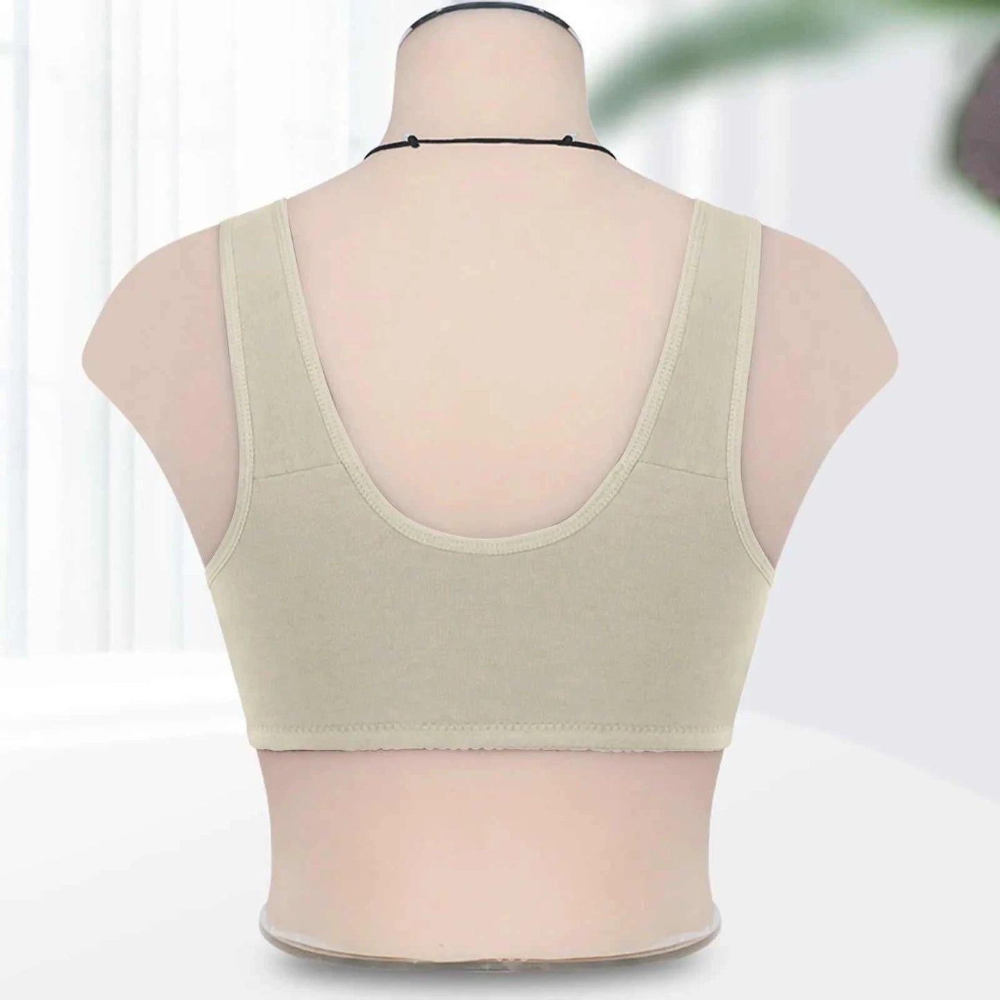 Fashion Mom Vest Brassiere Women Comfortable Front Button Bra Women's Wireless Cotton Underwear Thin Printed Lingerie for Female