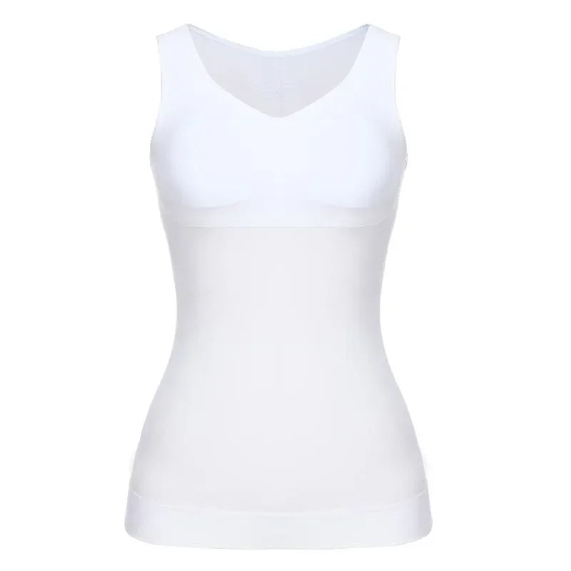 Tank Tops Camisole with Built in Padded Bra Vest Cami Shelf Bra Women Casual Wide Strap Tank Top with Built in Removable Bra