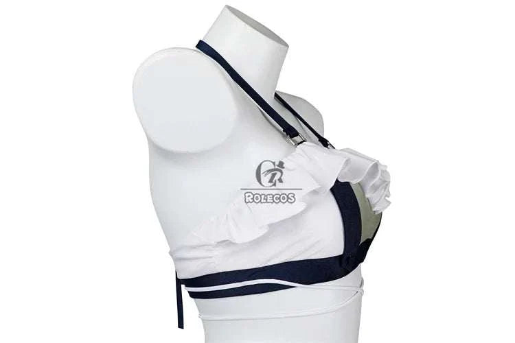 ROLECOS FF VII Tifa Swimsuit Game FF7 Remake Tifa Sexy Halter Women Beach Bathing Swimming Suit