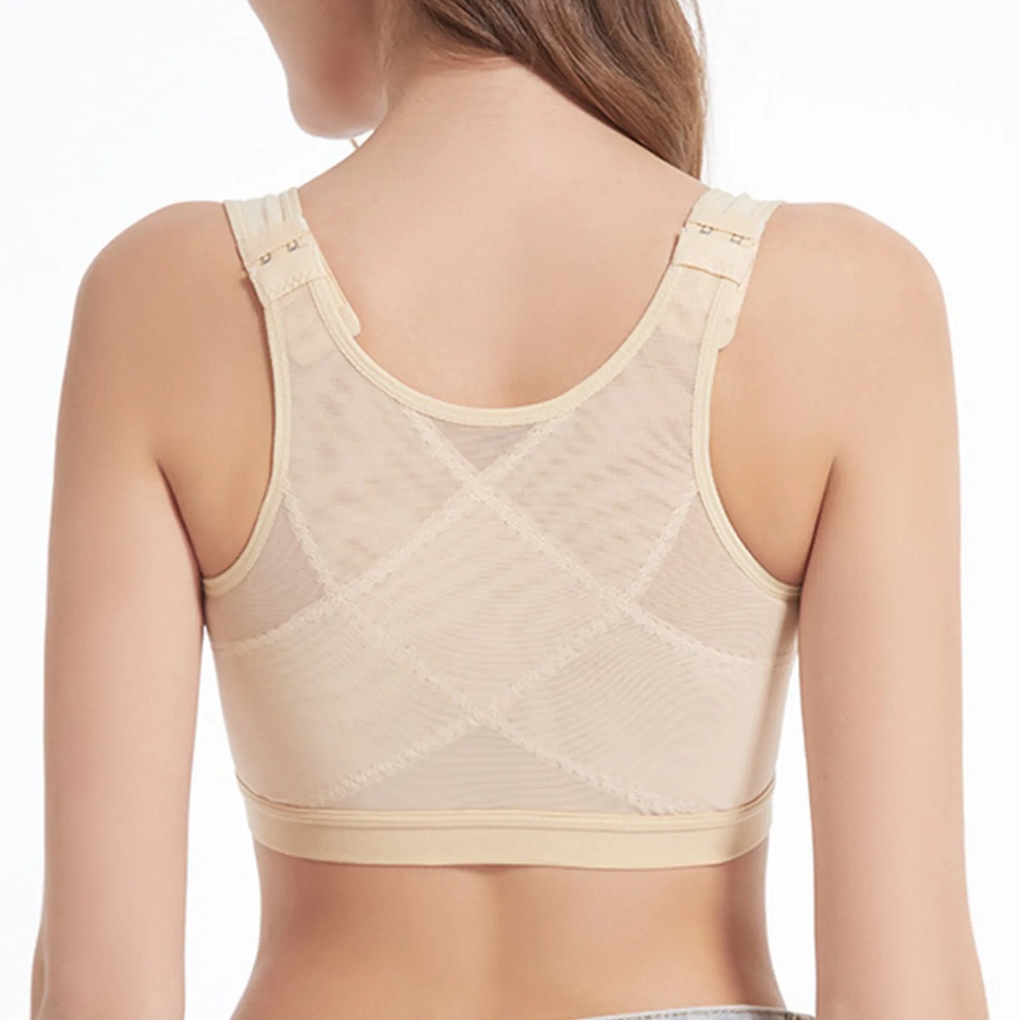 T-Shirt Bras For Seamless Under Clothes Bra For Seniors Front Closure Sora Bra For Older Women Front Ropa Interior De Mujer