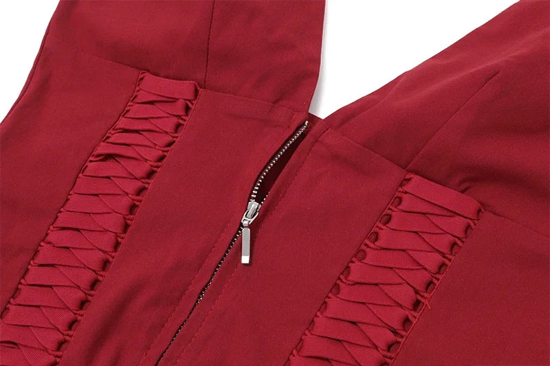 Fashion Cross Tie Zipper Slim Women's Vest Sexy Off Shoulder Backless Sleeveless Halter Top Casual Summer Street Camis