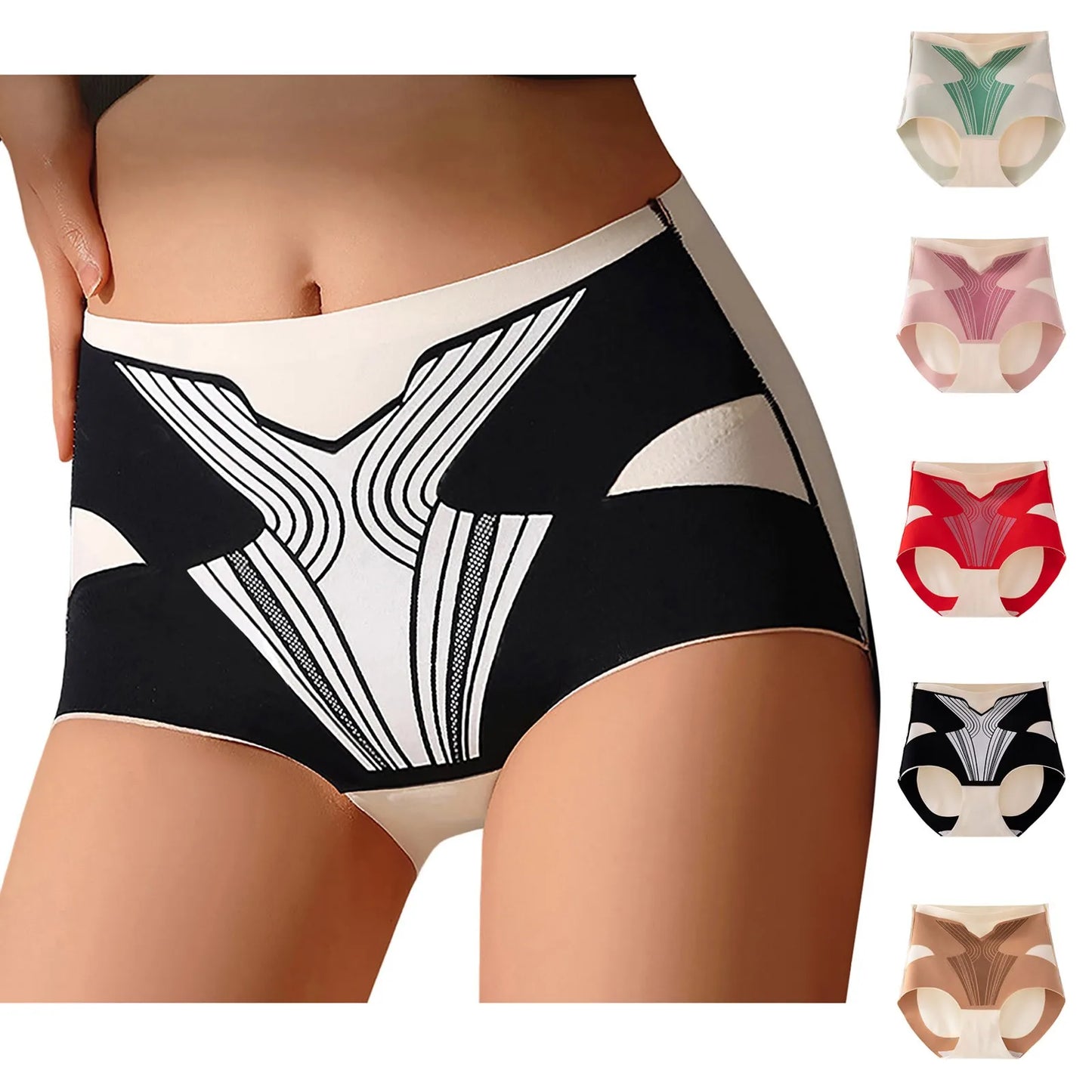 High Waist Tummy Control Shaping Shorts – Seamless Slimming Briefs & Waist Trainer Shapewear for Women