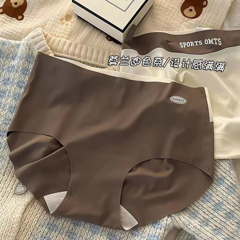 Women’s Ultra-Thin Seamless Invisible Briefs – Summer Sports Panties Comfy Lingerie