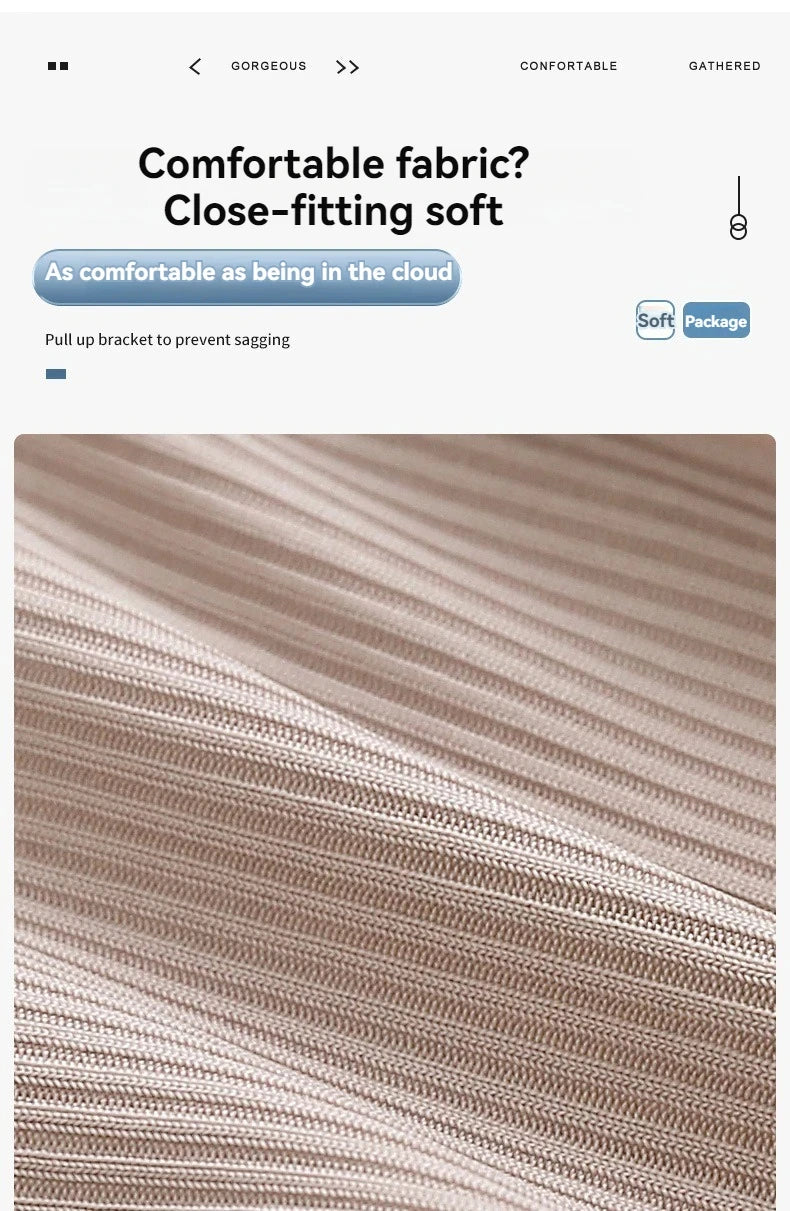 Plus-Size Front-Closure Push-Up Bra for Mature Women – Adjustable Thin Cups, Breathable Comfort Underwear