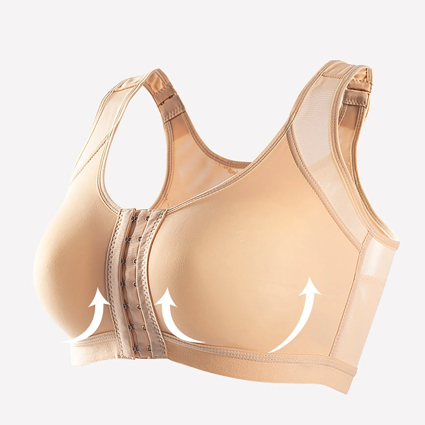 T-Shirt Bras For Seamless Under Clothes Bra For Seniors Front Closure Sora Bra For Older Women Front Ropa Interior De Mujer