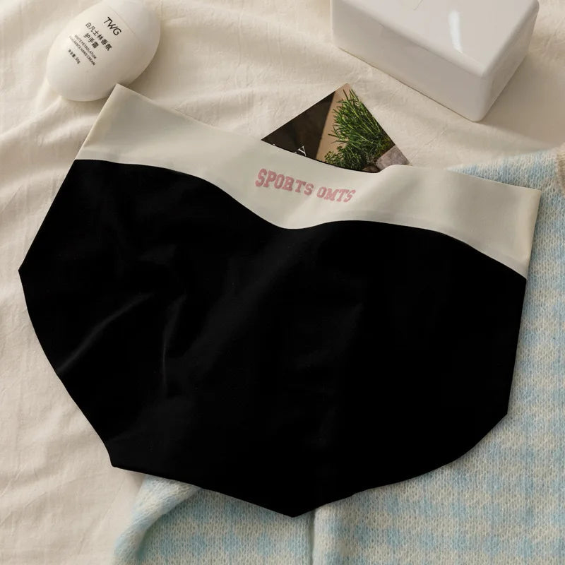 Women’s Ultra-Thin Seamless Invisible Briefs – Summer Sports Panties Comfy Lingerie