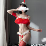 Christmas Hat Tube Top Bodysuit