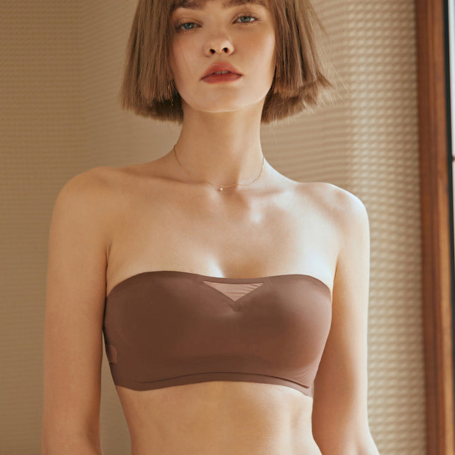 Seamless Push Up Strapless Bra