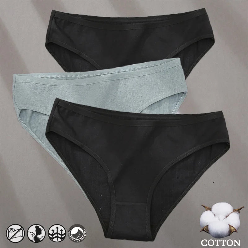 Cotton Panties Jacquard Design Pattern Women Panties Underwear Sexy Female Lingerie Briefs Solid Color Intimate Pantys for Woman