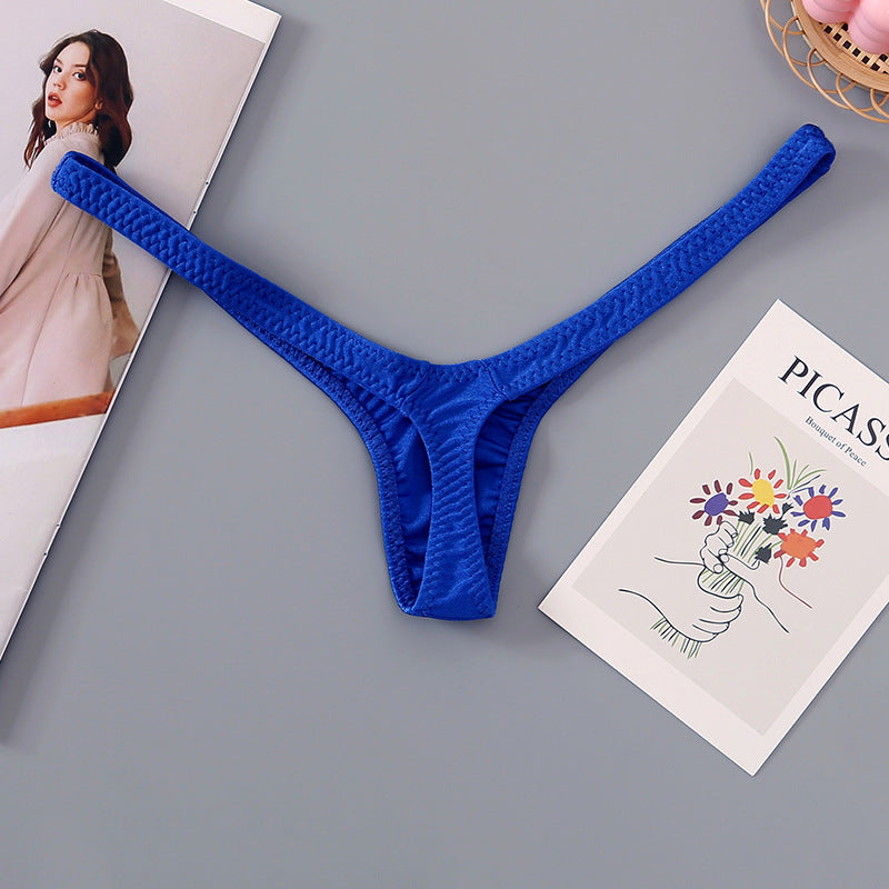 2/4pcs New Deep V Thong Women's Breathable  Line Sexy Hot Waist Mini Panties Bikini Bottom Thongs Female Panty Women Underwear