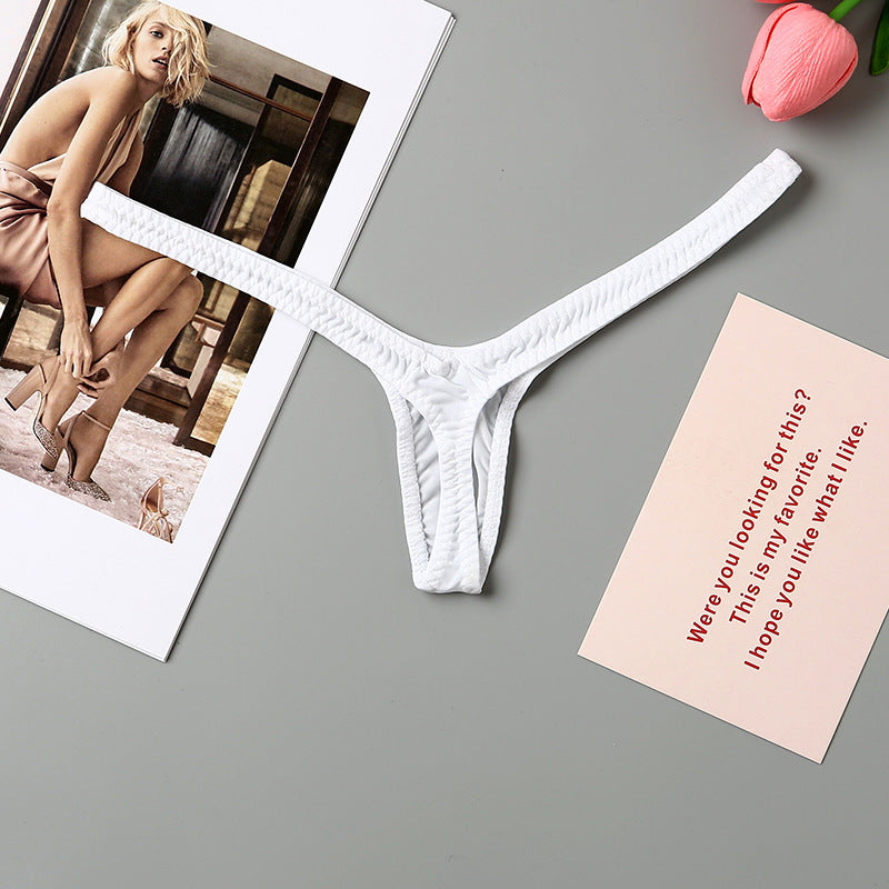 2/4pcs New Deep V Thong Women's Breathable  Line Sexy Hot Waist Mini Panties Bikini Bottom Thongs Female Panty Women Underwear