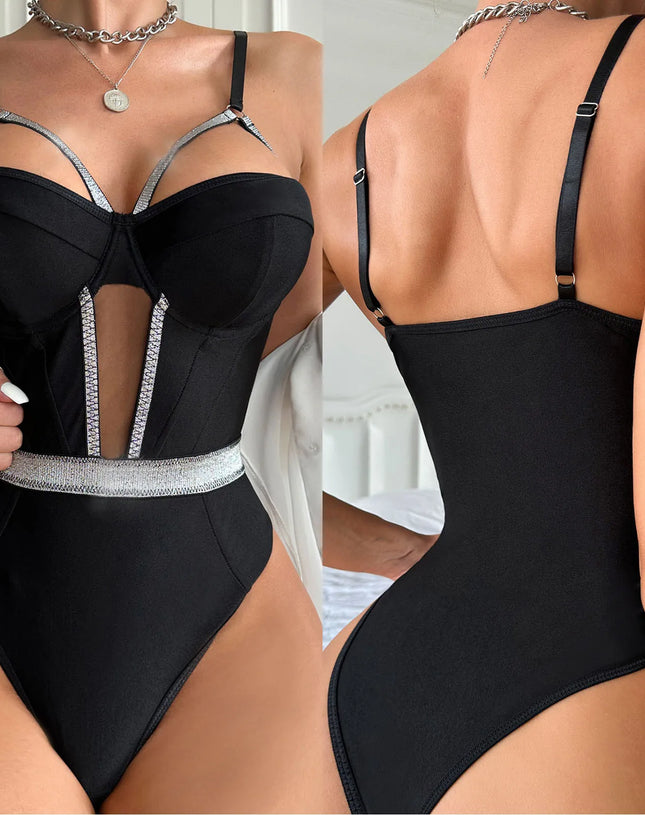 Sexy Adult Female Erotic Lingerie Women Sexy Camisole Underwear Stitching Hollow Underwear Sexy Bielizna Etoryczna Damskie