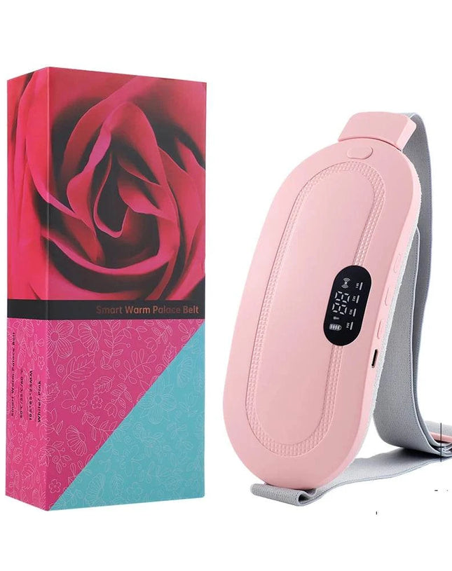 Electric Heating Waist Massage Belt Abdominal Menstrual Heating Pad Belly Warm Palace Belt for Period Cramp Relief