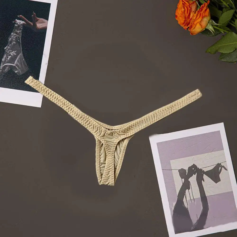 Women‘s Panties Solid G-strings Thongs Sexy Low Waist Temptation Lingeries Underwear For Ladies Brief Female Bikini Underpant