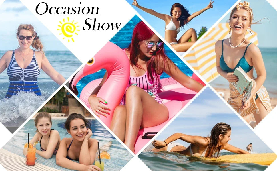 2024 Summer Women Plus Size One Piece Swimsuits Front Cross Tummy Control Black Sexy Swimwear Backless Bathing Suit