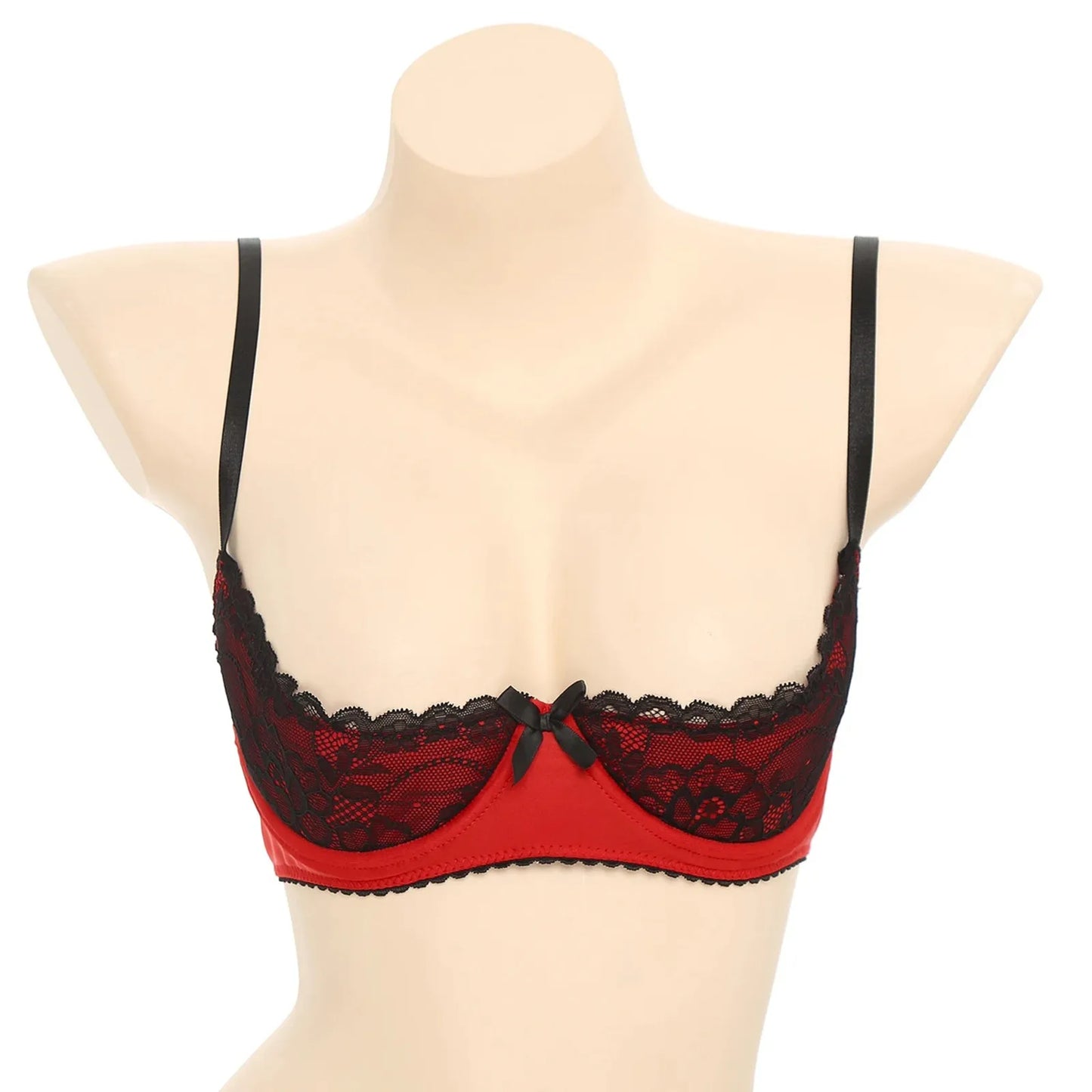Womens Sexy Half Cup Bra