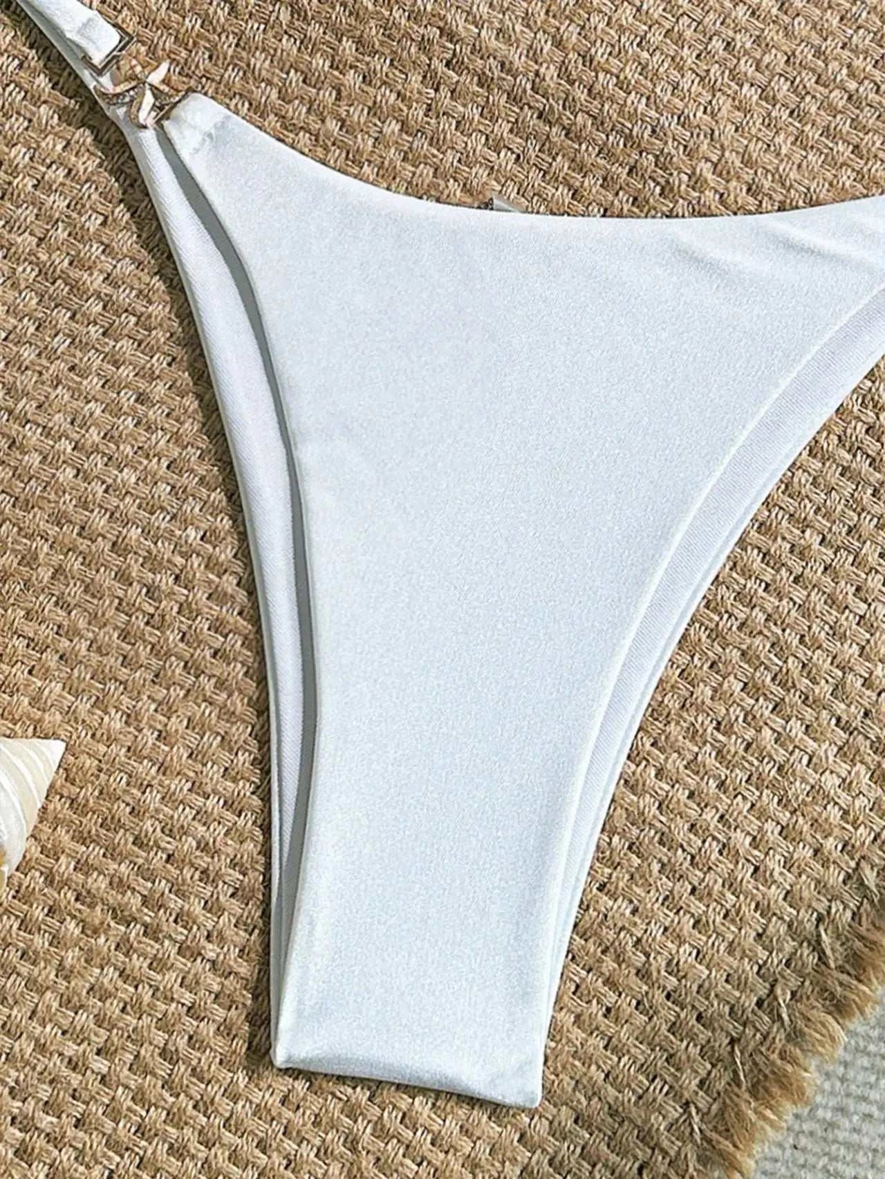 Sexy Triangle Mini Bikini Set Micro Thongs Solid Swimsuit Women Bathing Suit Biquini Bandage Beachwear Swimwear Thong Bikini