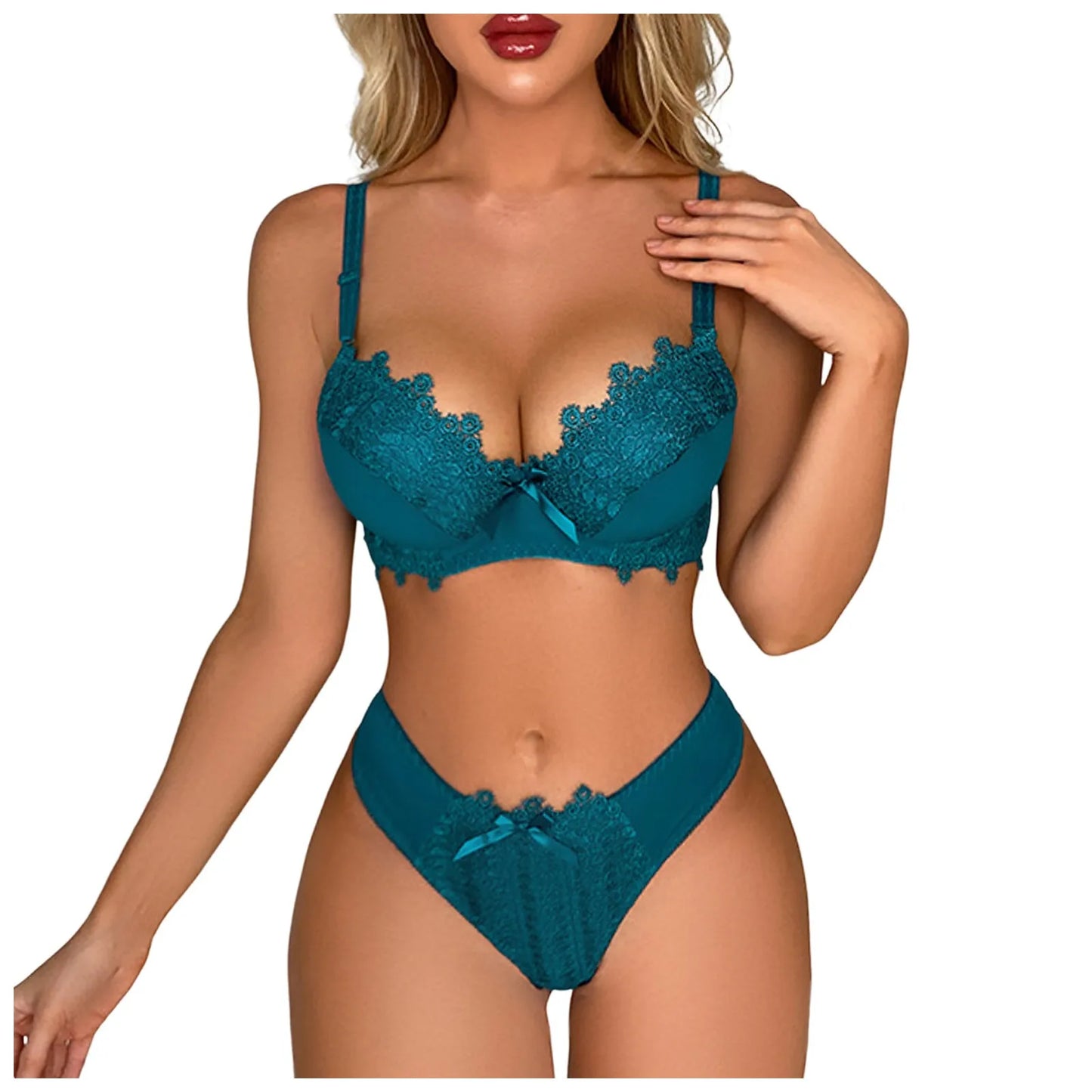 Sexual Lingerie Woman Women'S Fun Underwear Bra Underwear Set Intimates Lingerie Anti Sagging Bralette Briefs Set Ropa De Mujer
