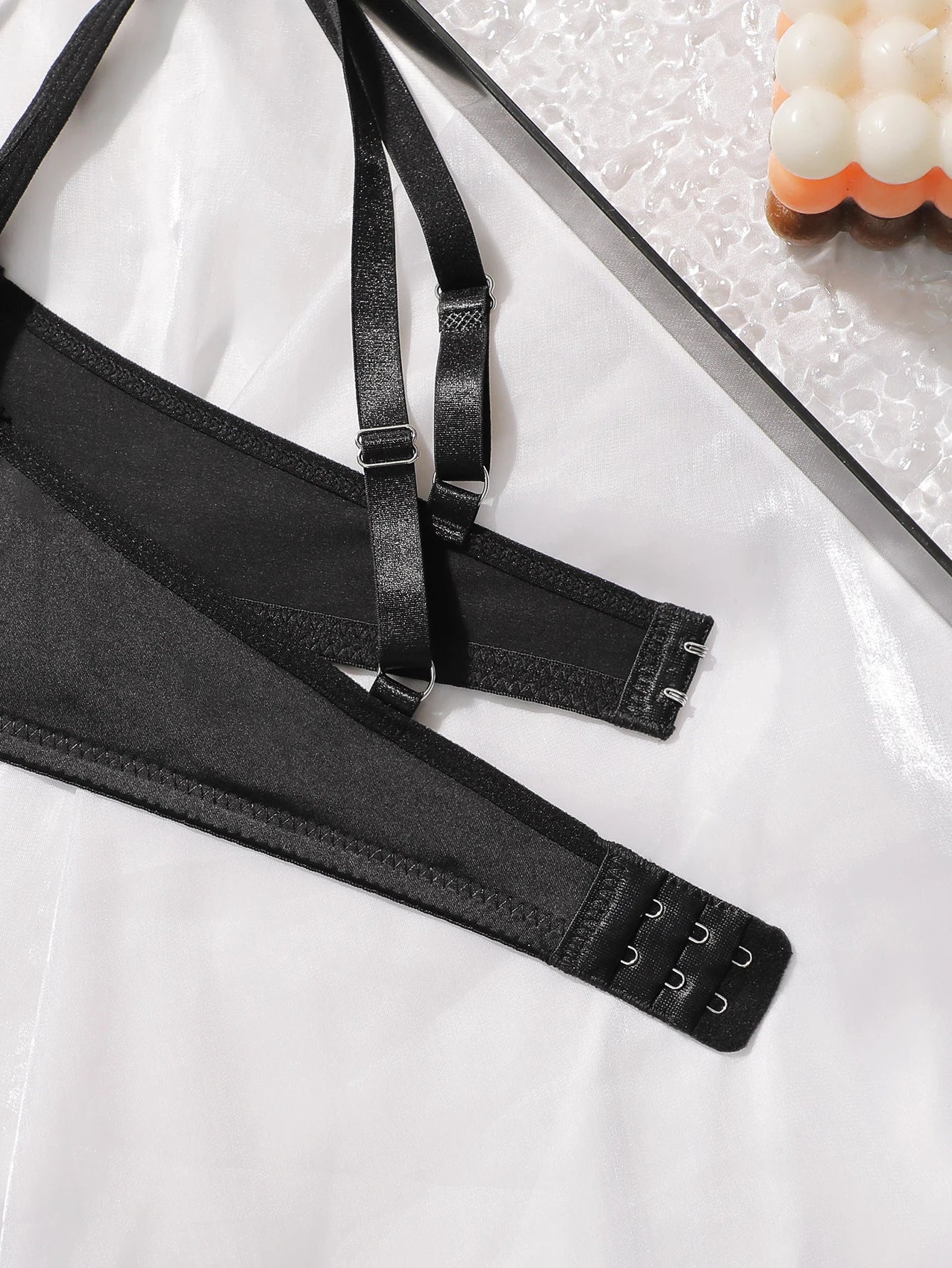 Women's sexy solid color fabric soft underwear set with steel ring gathering push up comfortable close fitting bra set MR2938