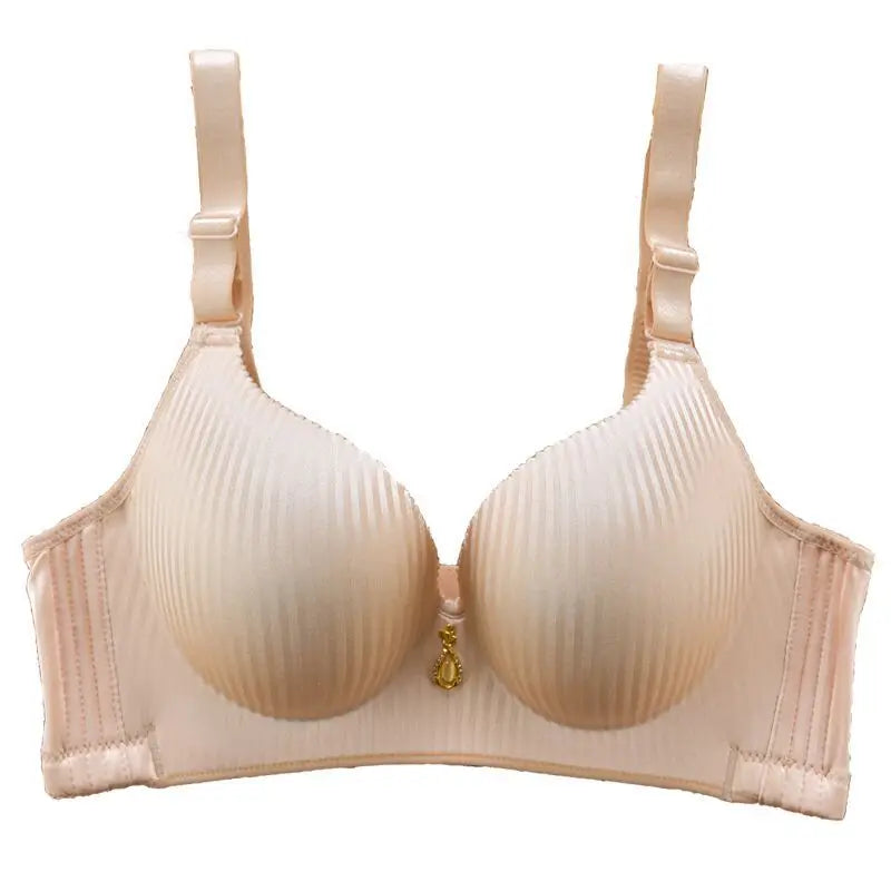 2024 New 8cm Thick Push Up Bra Wire-Free No Steel Ring Lingerie Seamless Adjustable Padded Bras for Women No Mark Comfort