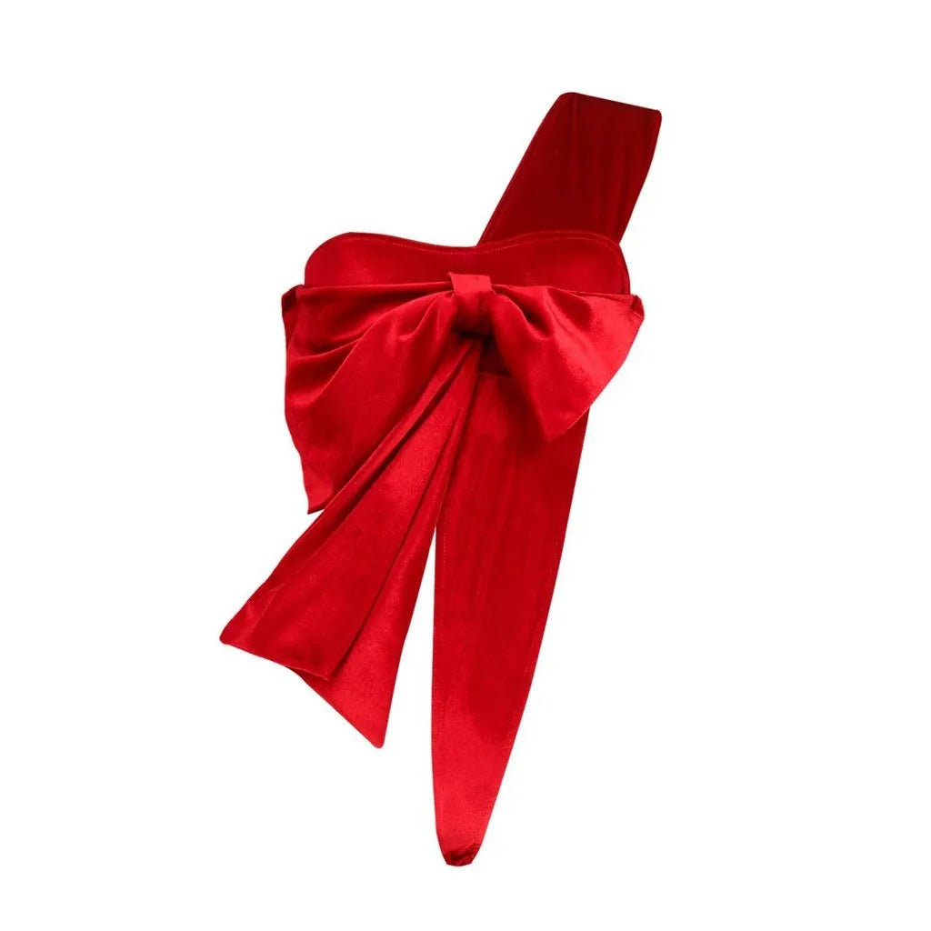 Lingerie Red Sexy Women Festival Bowknot Christmas Backless Bodysuit Lingerie сексуальное белье женское Lenceria Para Damas