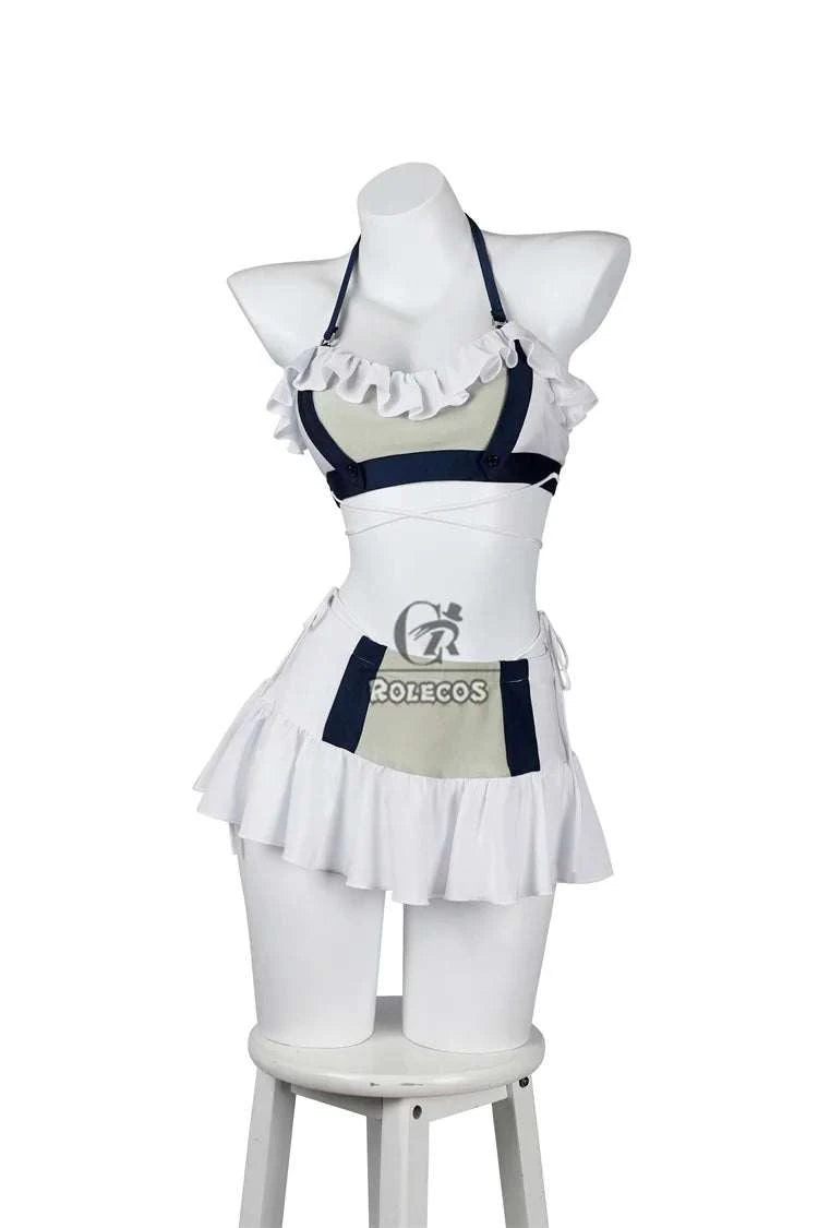 ROLECOS FF VII Tifa Swimsuit Game FF7 Remake Tifa Sexy Halter Women Beach Bathing Swimming Suit