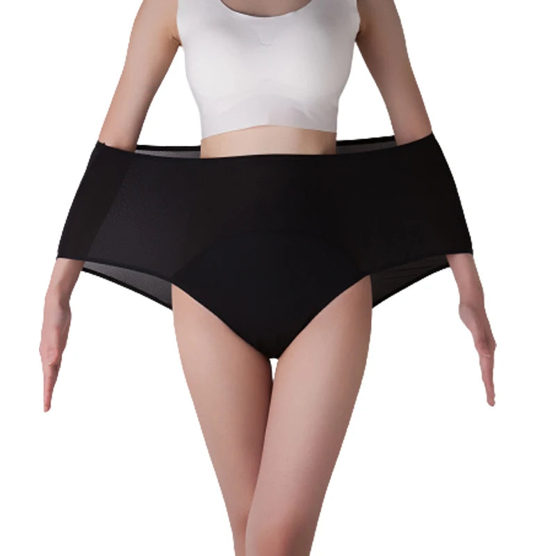 Leak Proof Menstrual Panties Underwear Period Physiological Pants Women Waterproof Briefs Plus Size  L-8XL Female Lingerie