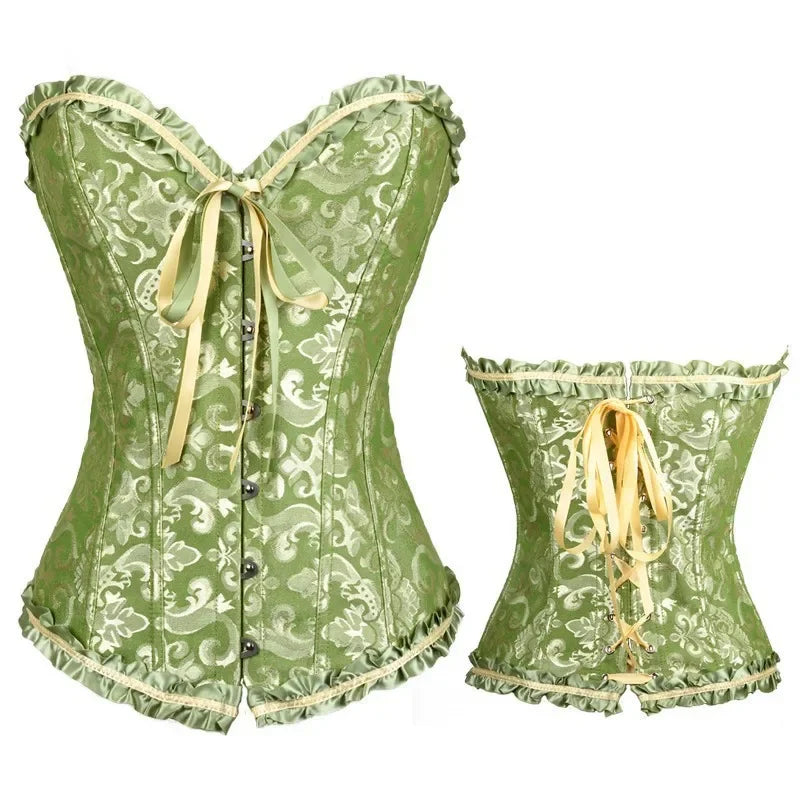 Sexy Slimming Corsets Waist Trainer Body Shaper Bustier Fajas Gothic Corset Lace Up Boned Corselete Shapewear Women Clothes