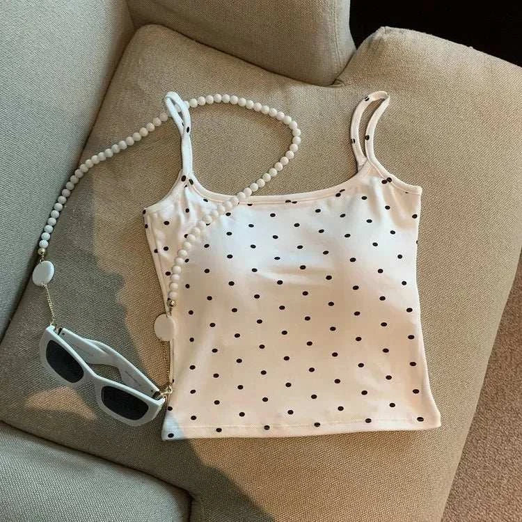 Pure Desire Sweet Spicy Girl Sexy Open-Back Waist-Fitted Slimming Tank Vest Women's With Chest Pad Yoga Wear Versatile Fitness T