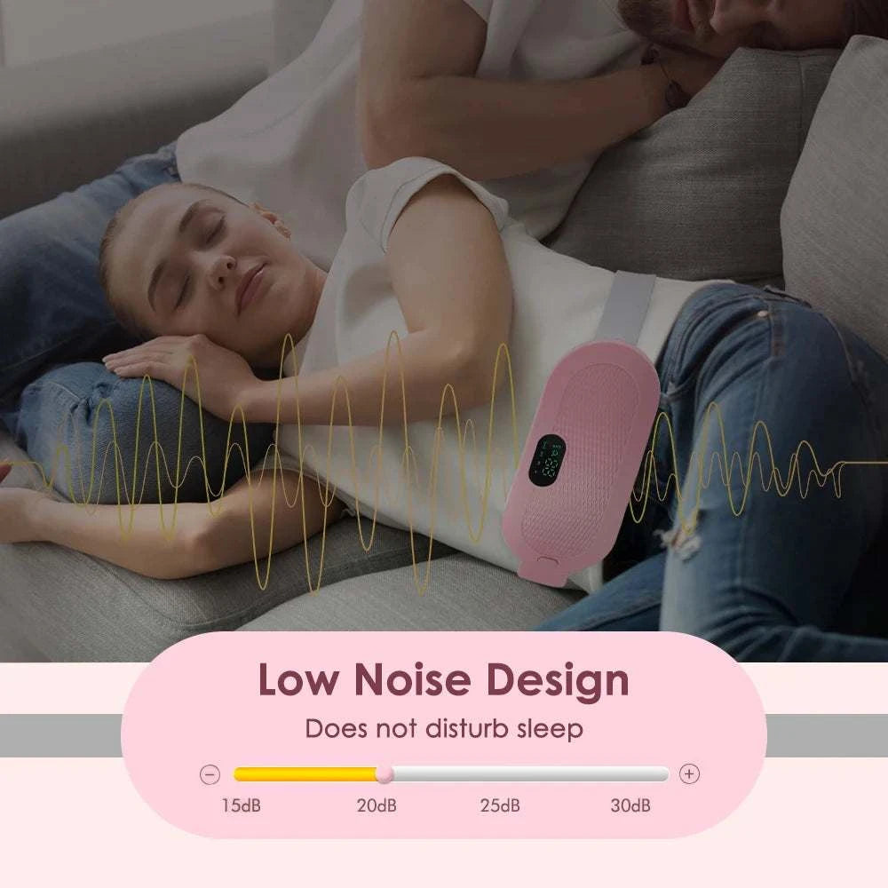 Electric Heating Waist Massage Belt Abdominal Menstrual Heating Pad Belly Warm Palace Belt for Period Cramp Relief