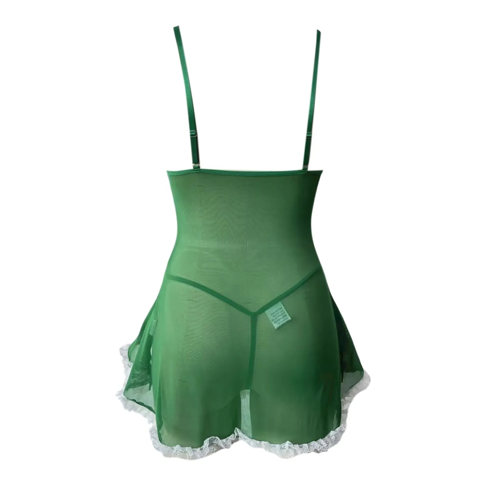 Christmas Deep V Neck Slip Dress Fun Pure Wind Dress Two Piece Set Women Lingerie Porno Costumes