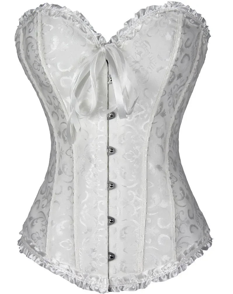 Sexy Slimming Corsets Waist Trainer Body Shaper Bustier Fajas Gothic Corset Lace Up Boned Corselete Shapewear Women Clothes