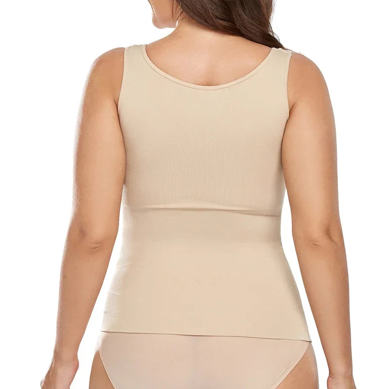 Tank Tops Camisole with Built in Padded Bra Vest Cami Shelf Bra Women Casual Wide Strap Tank Top with Built in Removable Bra